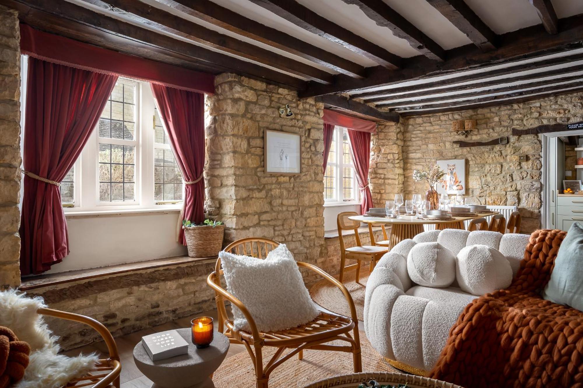 Bourton Scandi Chic Authentic Cottage エクステリア 写真